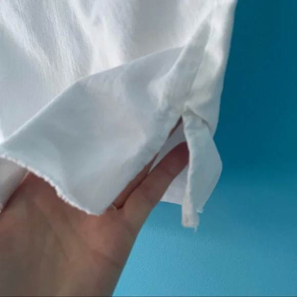 GAP Boyfriend White Denim Jean Shorts 29/8 - Picture 4 of 13